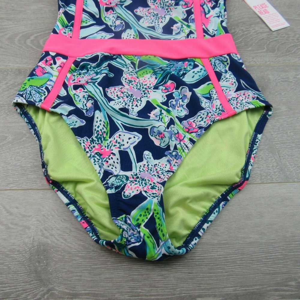 Lilly Pulitzer Palma Sway This Way Deep Sea Navy 4 - Picture 3 of 12